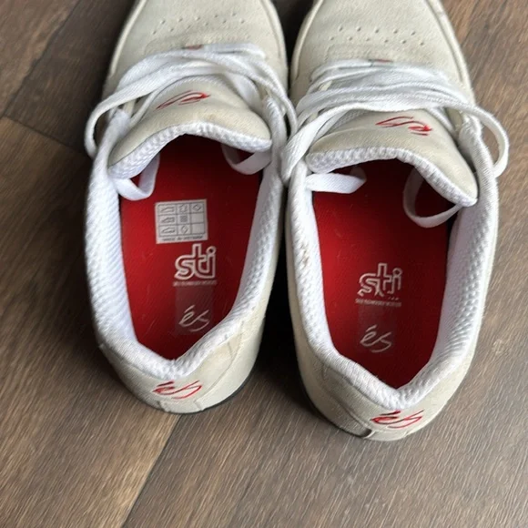 Es accel slim beige black and red size 11.5 - Picture 6 of 9